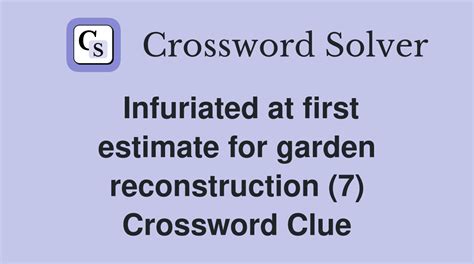 estimation crossword clue|estimated 7 letters.